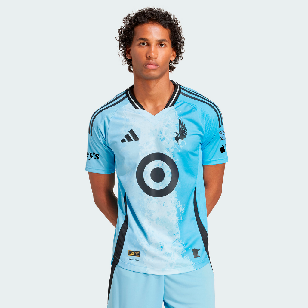 Men's Minnesota United FC Blue 2025 CONVERGENCE On-Field Authentic Patch Jersey