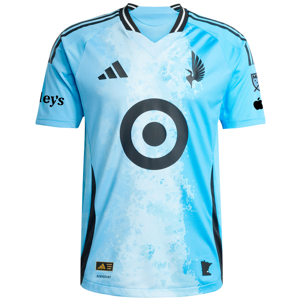 Men's Minnesota United FC Blue 2025 CONVERGENCE On-Field Authentic Patch Jersey
