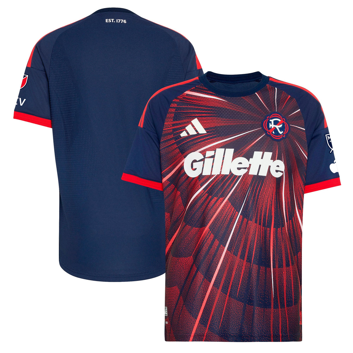 Men's New England Revolution Blue 2026 Independence Day On-Field Authentic Patch Jersey