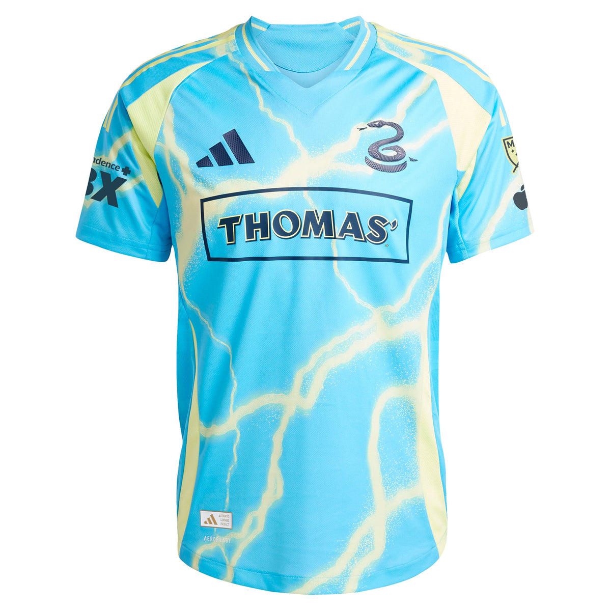 Men's Philadelphia Union Blue 2025 The Voltage Kit Authentic Jersey