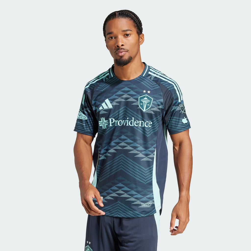 Men's Seattle Sounders FC Blue 2025 The Salish Sea Kit Authentic Jersey