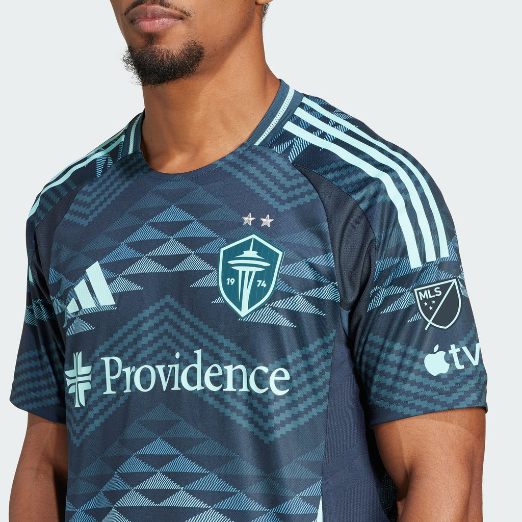 Men's Seattle Sounders FC Blue 2025 The Salish Sea Kit Authentic Jersey