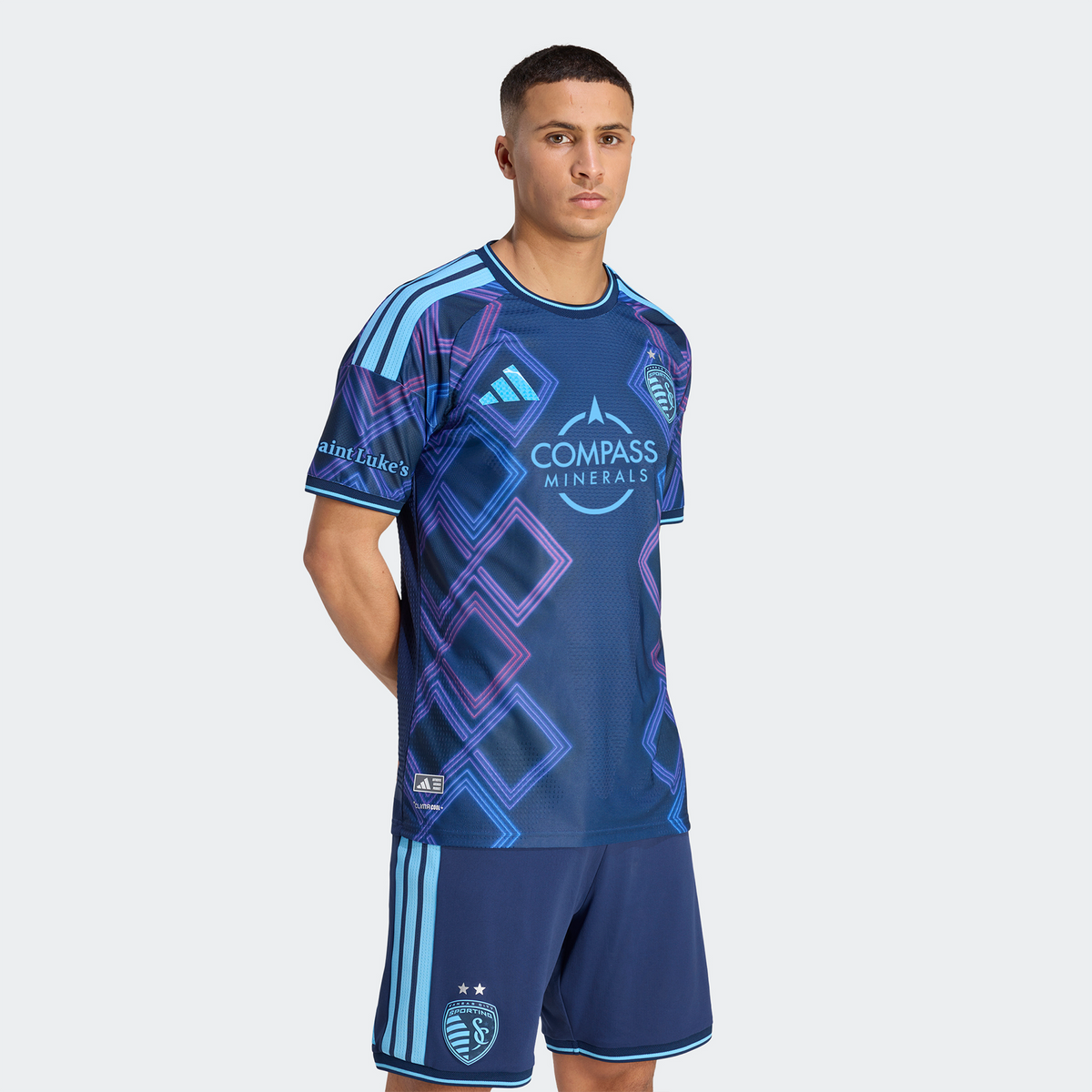Men's Sporting Kansas City Blue 2026 The 18th & Vine Kit On-Field Authentic Patch Jersey