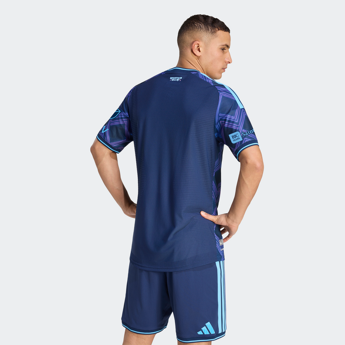 Men's Sporting Kansas City Blue 2026 The 18th & Vine Kit On-Field Authentic Patch Jersey