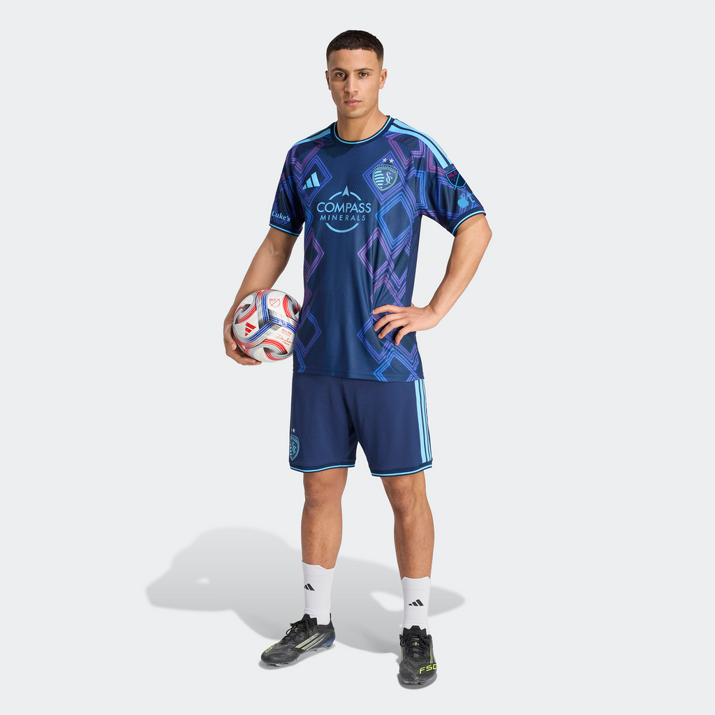Men's Sporting Kansas City Blue 2026 The 18th & Vine Kit On-Field Authentic Patch Jersey