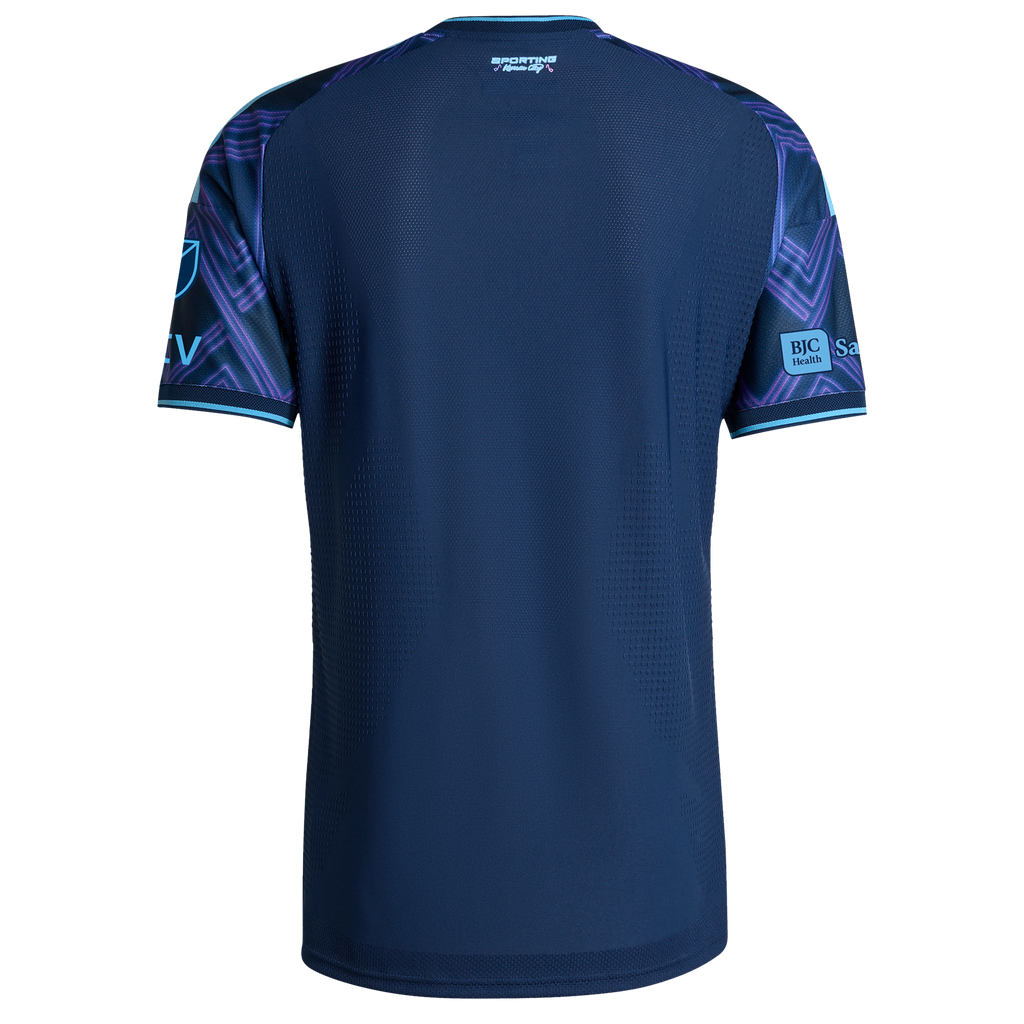 Men's Sporting Kansas City Blue 2026 The 18th & Vine Kit On-Field Authentic Patch Jersey