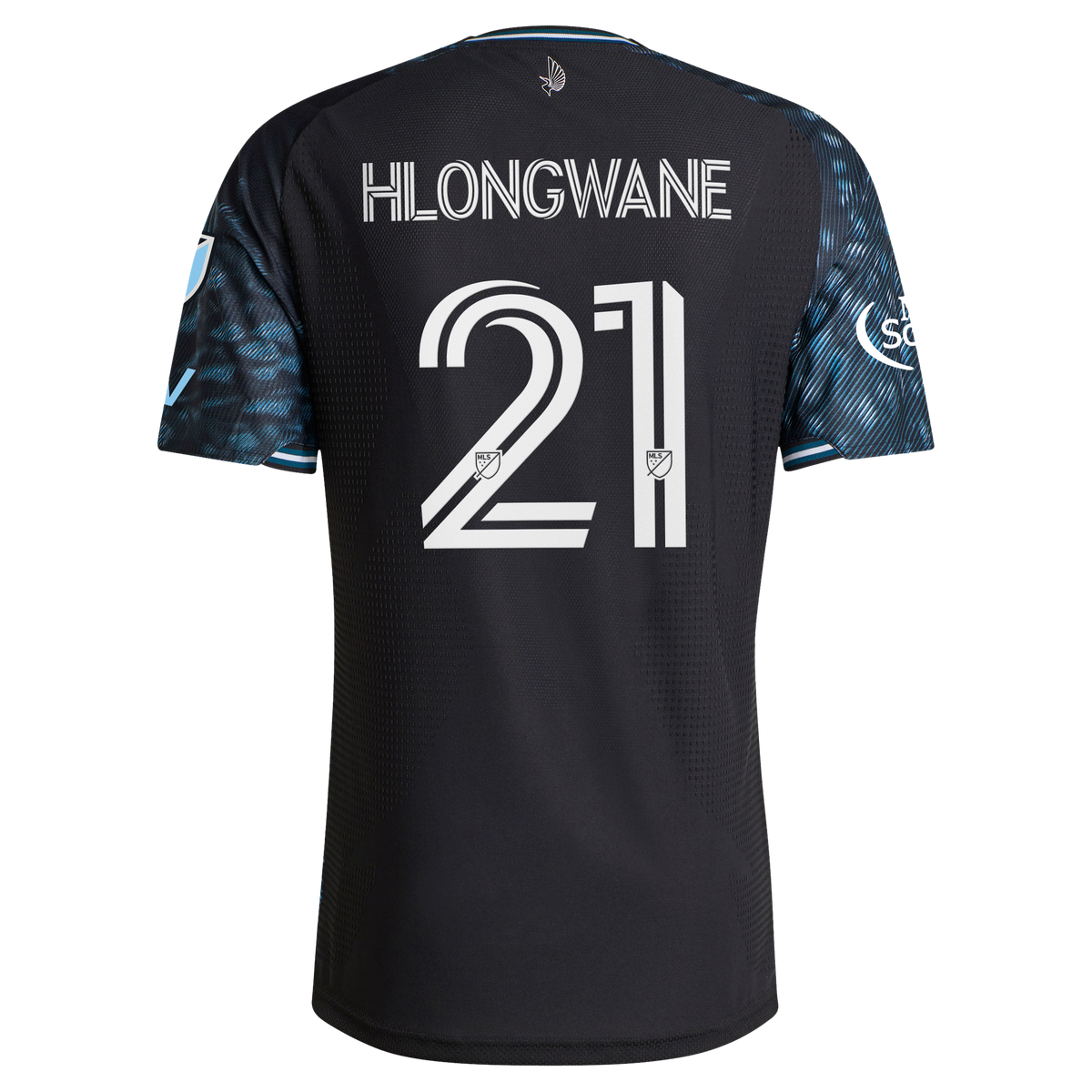 Men's Minnesota United FC Bongokuhle Hlongwane Black 2026 The Decade Kit On-Field Authentic Patch Jersey