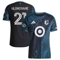 Men's Minnesota United FC Bongokuhle Hlongwane Black 2026 The Decade Kit On-Field Authentic Patch Jersey