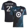 Men's Minnesota United FC Bongokuhle Hlongwane Black 2026 The Decade Kit Replica Jersey
