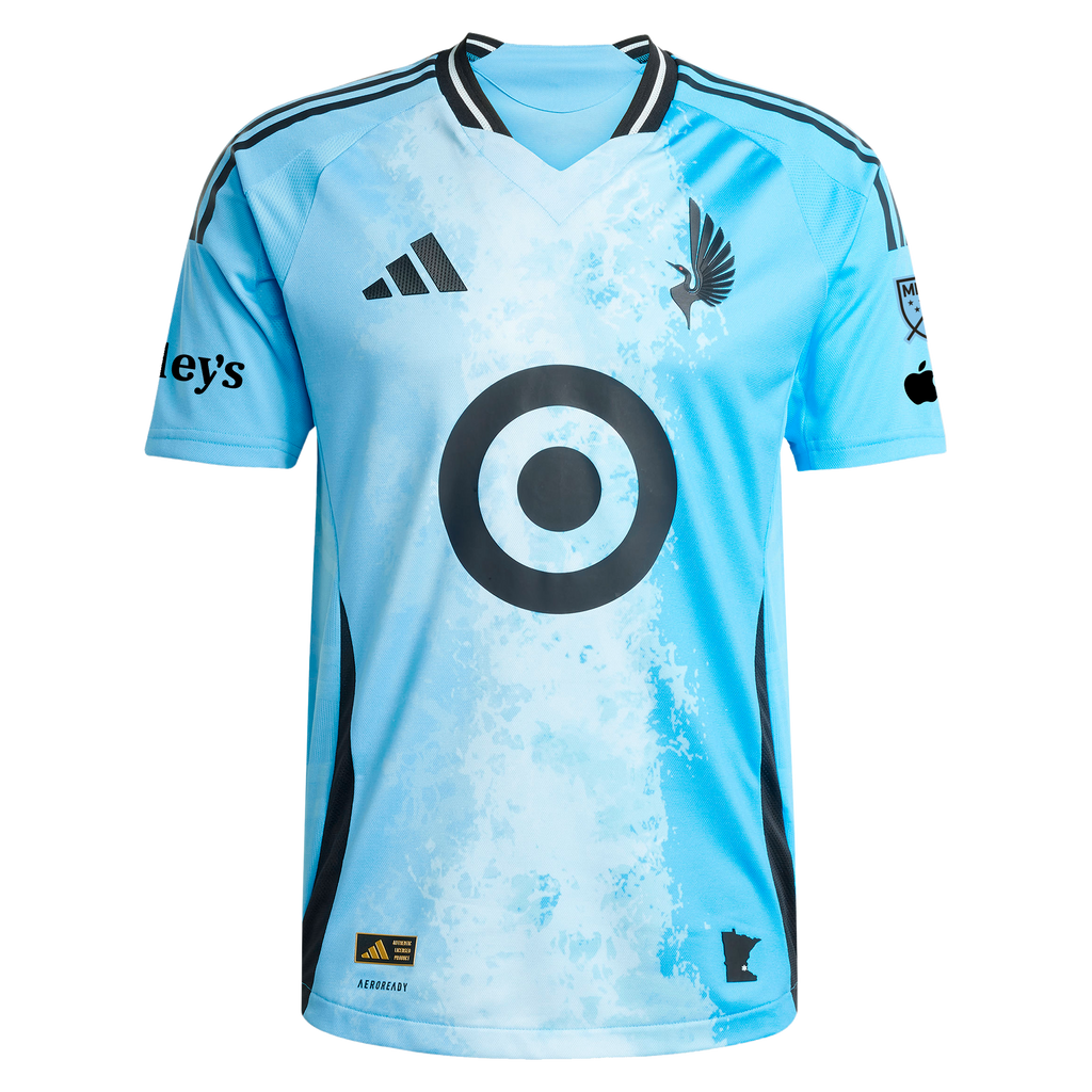 Men's Minnesota United FC Bongokuhle Hlongwane Blue 2025 CONVERGENCE On-Field Authentic Jersey