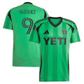 Men's Austin FC Brandon Vazquez Green 2025 The Heartbeat Kit Replica Player Jersey