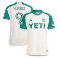 Men's Austin FC Brandon Vazquez Tan 2024 The Armadillo Kit Authentic Player Jersey