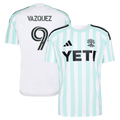 Men's Austin FC Brandon Vazquez White 2026 The Rooted Kit Replica Jersey