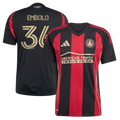 Men's Atlanta United FC Breel Embolo Black 2025 The Connector Replica Jersey