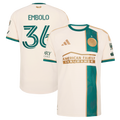 Men's Atlanta United FC Breel Embolo Tan 2026 Spirit of '96 On-Field Authentic Patch Jersey