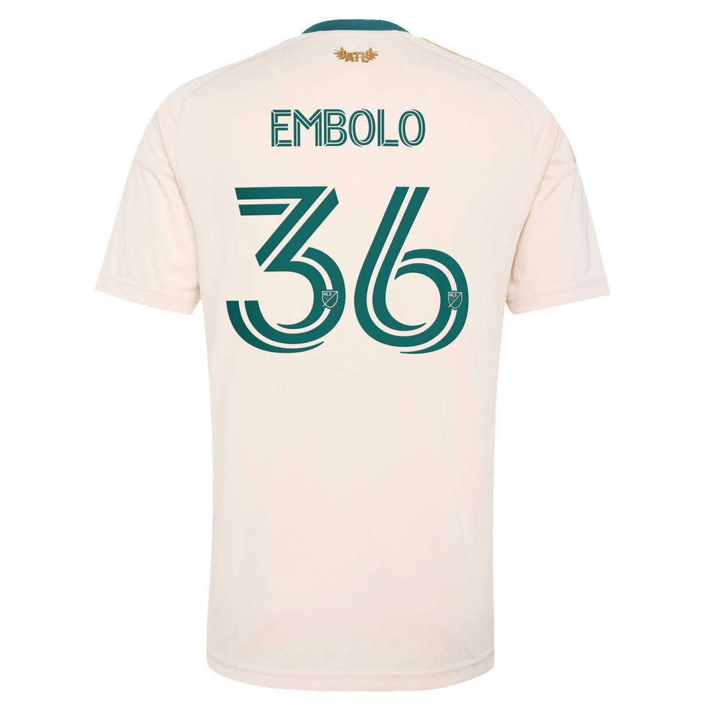 Men's Atlanta United FC Breel Embolo Tan 2026 Spirit of '96 Replica Jersey