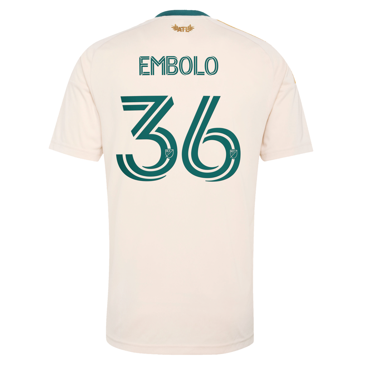 Men's Atlanta United FC Breel Embolo Tan 2026 Spirit of '96 Replica Jersey
