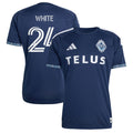 Men's Vancouver Whitecaps FC Brian White Blue 2026 The Coastal Jersey Replica Jersey