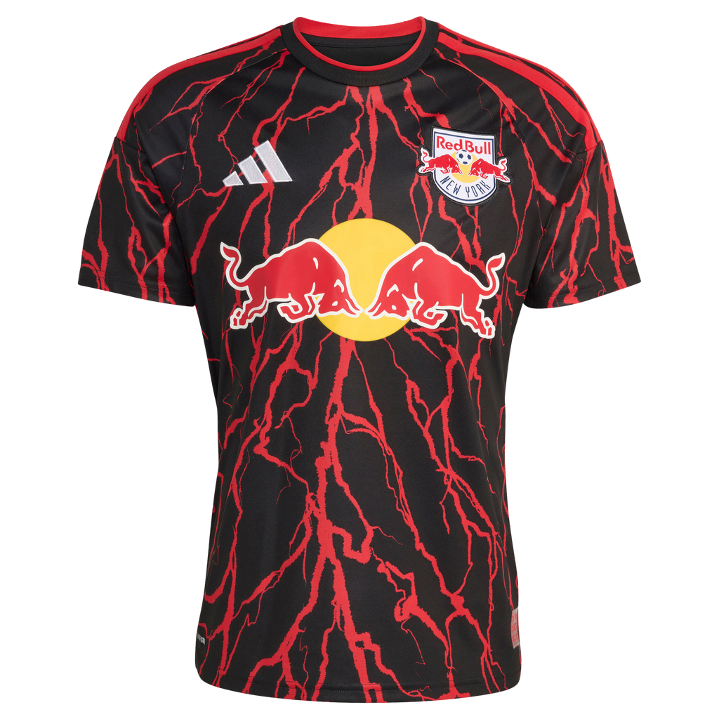 Men's New York Red Bulls Cade Cowell Black 2026 The Rooted Kit Replica Jersey