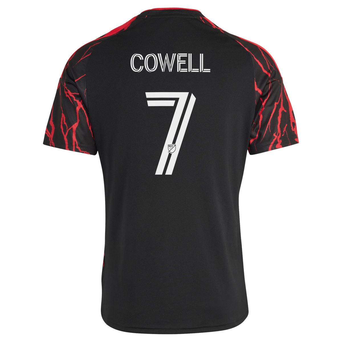 Men's New York Red Bulls Cade Cowell Black 2026 The Rooted Kit Replica Jersey