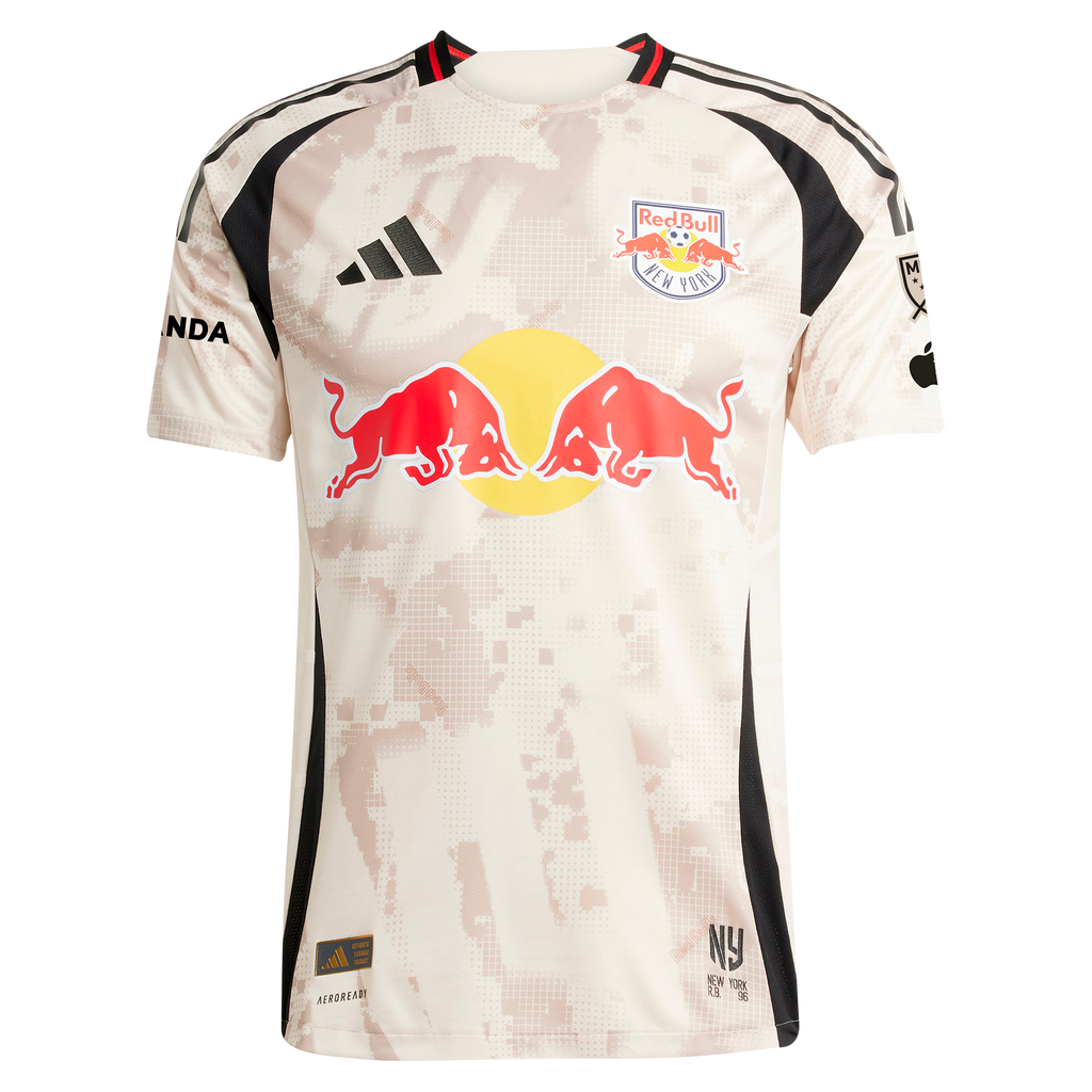 Men's New York Red Bulls Cade Cowell Tan 2025 Stone Kit On-Field Authentic Jersey