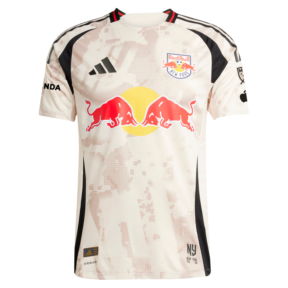 Men's New York Red Bulls Cade Cowell Tan 2025 Stone Kit On-Field Authentic Jersey