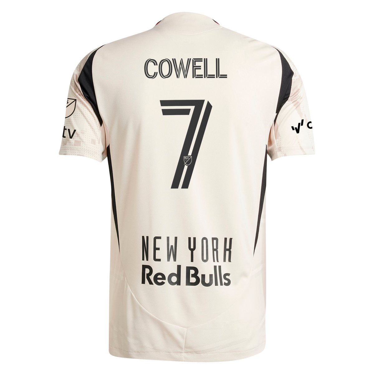 Men's New York Red Bulls Cade Cowell Tan 2025 Stone Kit On-Field Authentic Jersey