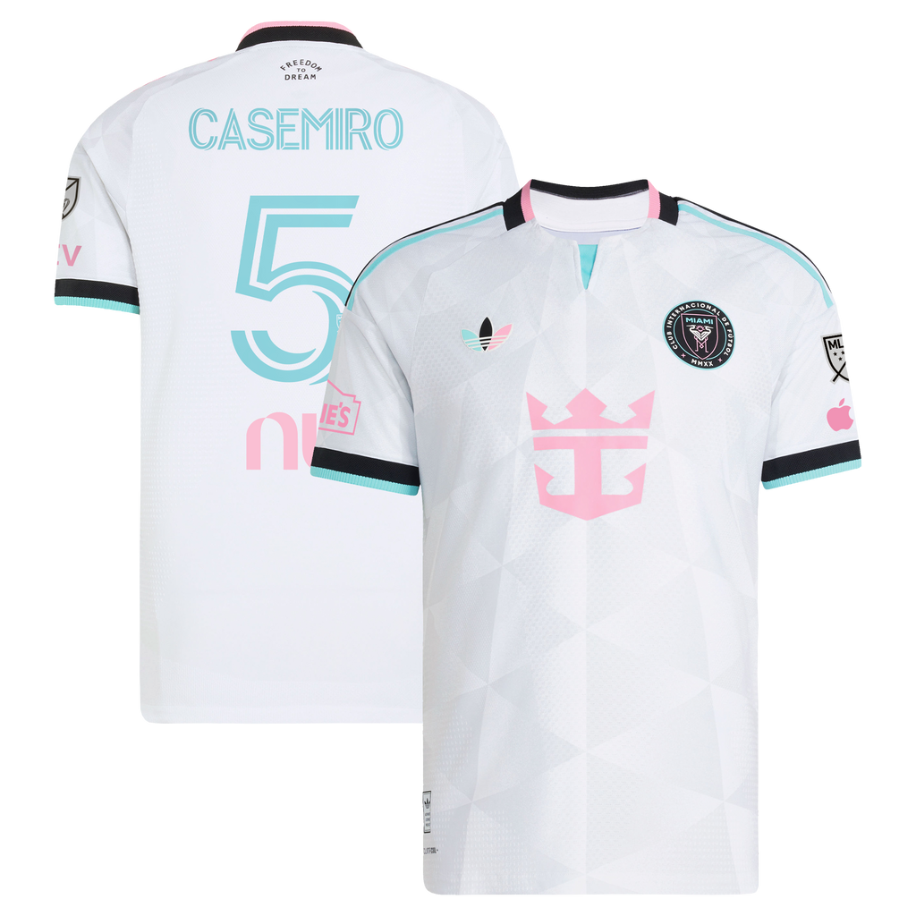 Men's Inter Miami CF Carlos Casemiro White 2026 Third On-Field Authentic Jersey