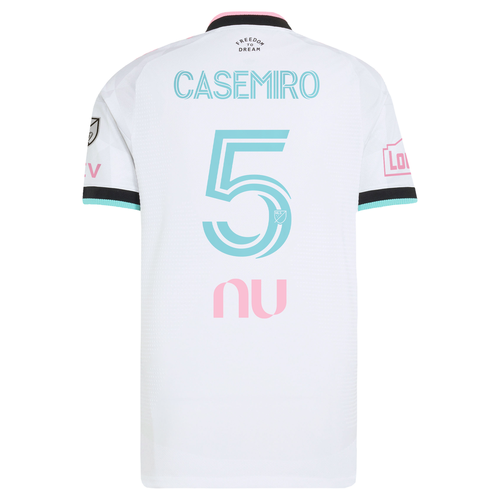 Men's Inter Miami CF Carlos Casemiro White 2026 Third On-Field Authentic Jersey