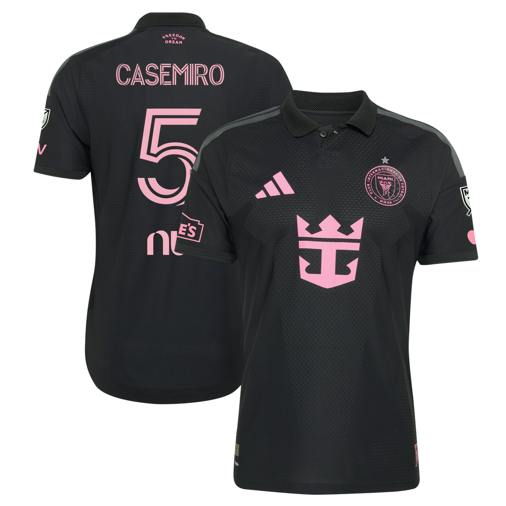Men's Inter Miami CF Casemiro Black 2026 Presagio On-Field Authentic Jersey
