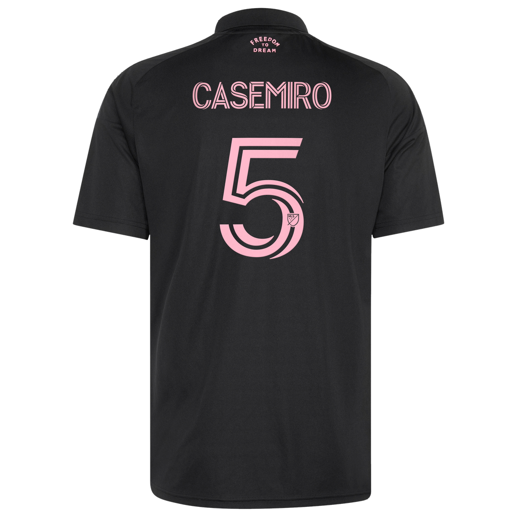 Men's Inter Miami CF Casemiro Black 2026 Presagio Replica Jersey