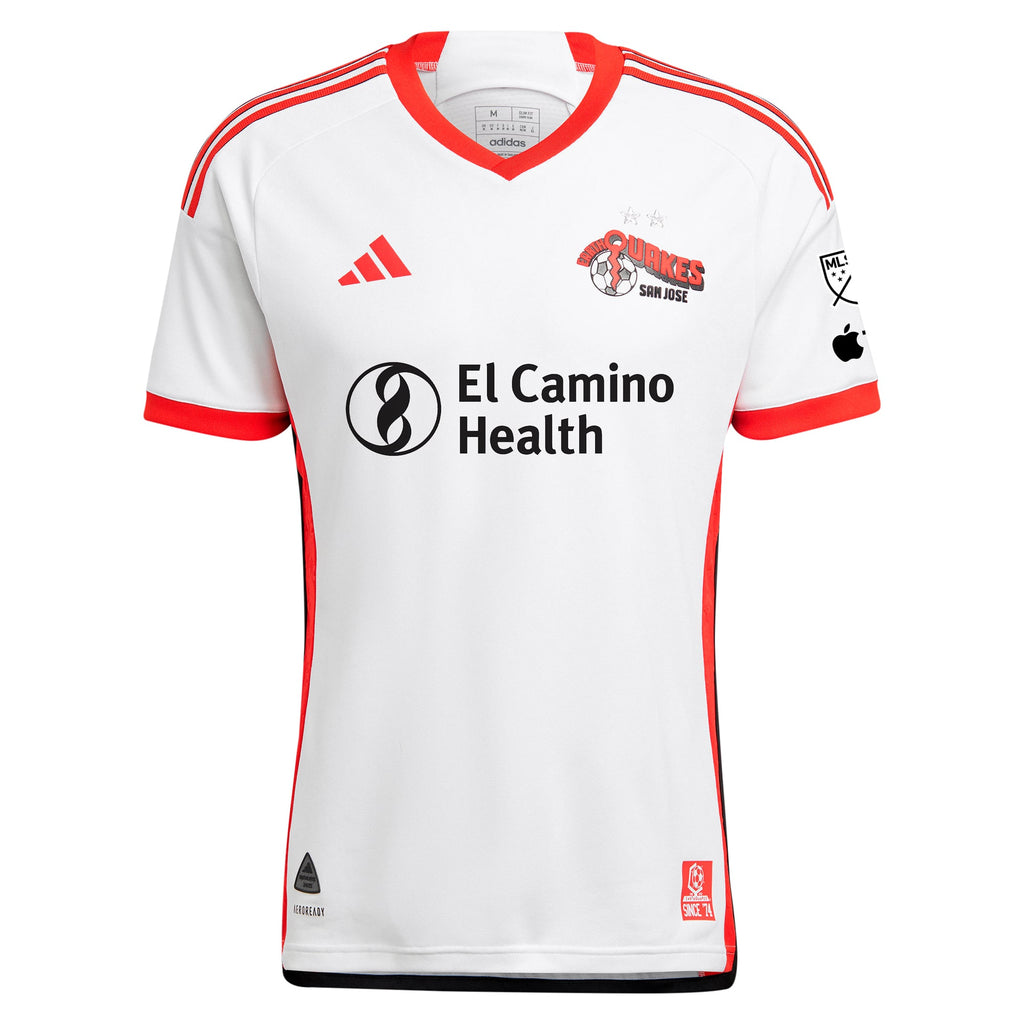 Men's San Jose Earthquakes Cristian Espinoza White 2025 The 50 Kit Authentic Player Jersey