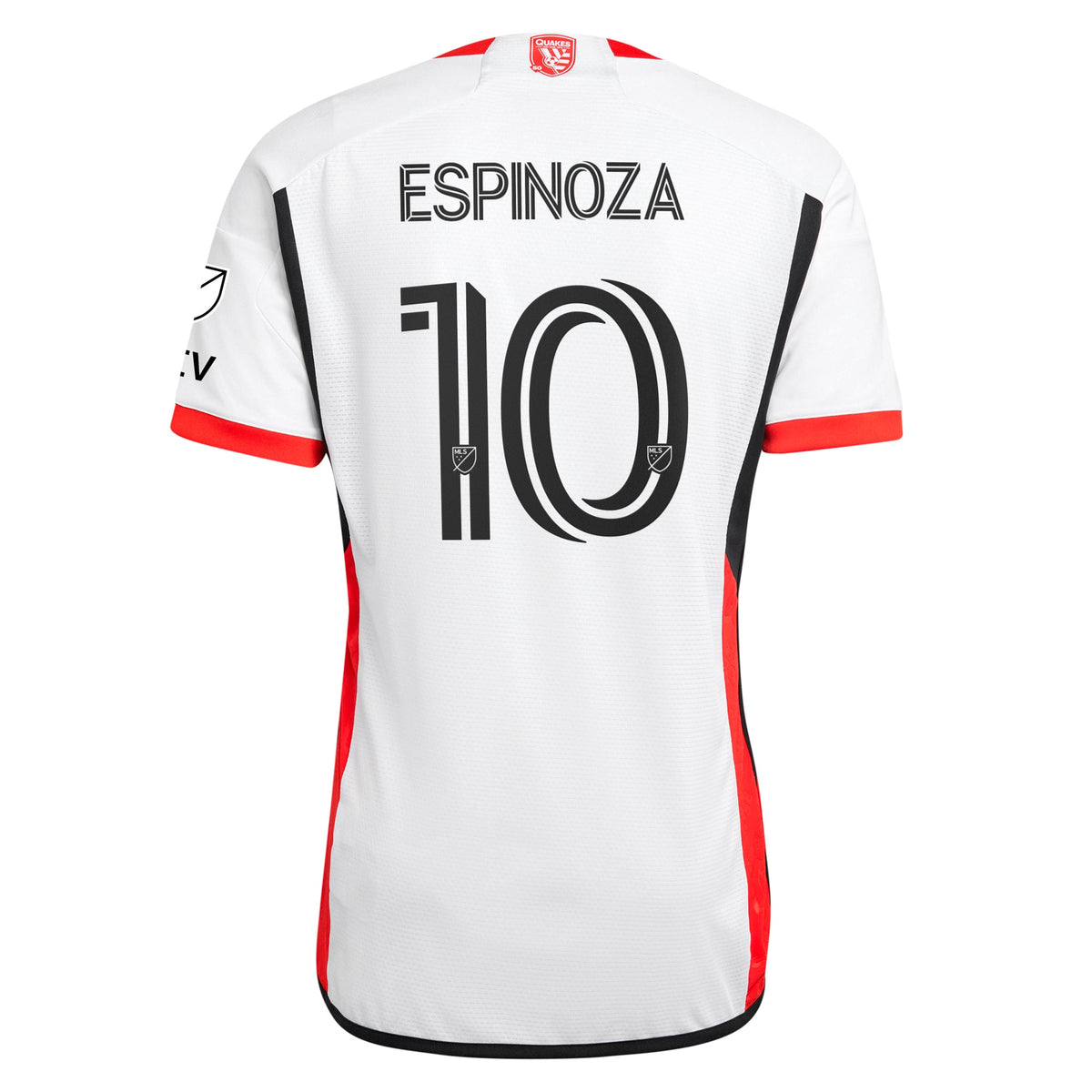 Men's San Jose Earthquakes Cristian Espinoza White 2025 The 50 Kit Authentic Player Jersey