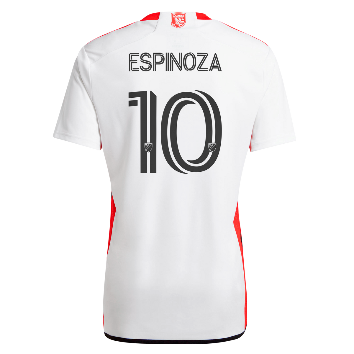 Men's San Jose Earthquakes Cristian Espinoza White 2025 The 50 Kit Replica Player Jersey