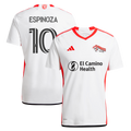 Men's San Jose Earthquakes Cristian Espinoza White 2025 The 50 Kit Replica Player Jersey