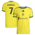 Men's Nashville SC Cristian Espinoza Yellow 2026 The Reverb Kit On-Field Authentic Patch Jersey