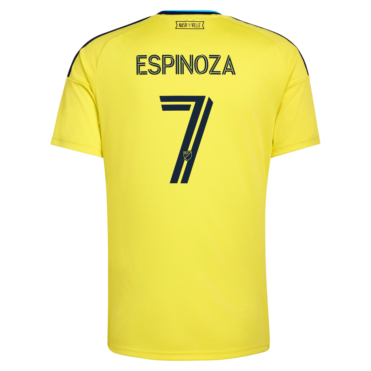 Men's Nashville SC Cristian Espinoza Yellow 2026 The Reverb Kit Replica Jersey