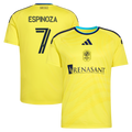 Men's Nashville SC Cristian Espinoza Yellow 2026 The Reverb Kit Replica Jersey