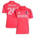 Men's St. Louis CITY SC Daniel Edelman Red 2025 Forever CITY Red Replica Jersey