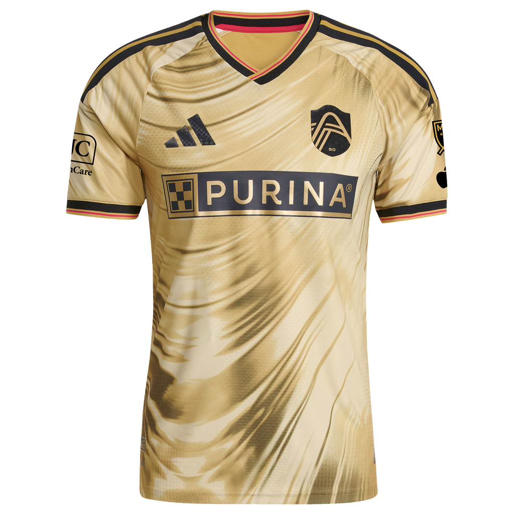 Men's St. Louis CITY SC Daniel Edelman Yellow 2026 The Tina Turner Kit On-Field Authentic Patch Jersey