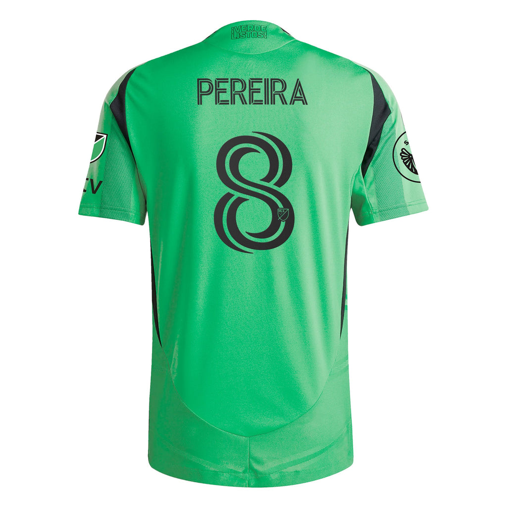 Men's Austin FC Daniel Pereira Green 2025 The Heartbeat Kit Authentic Player Jersey