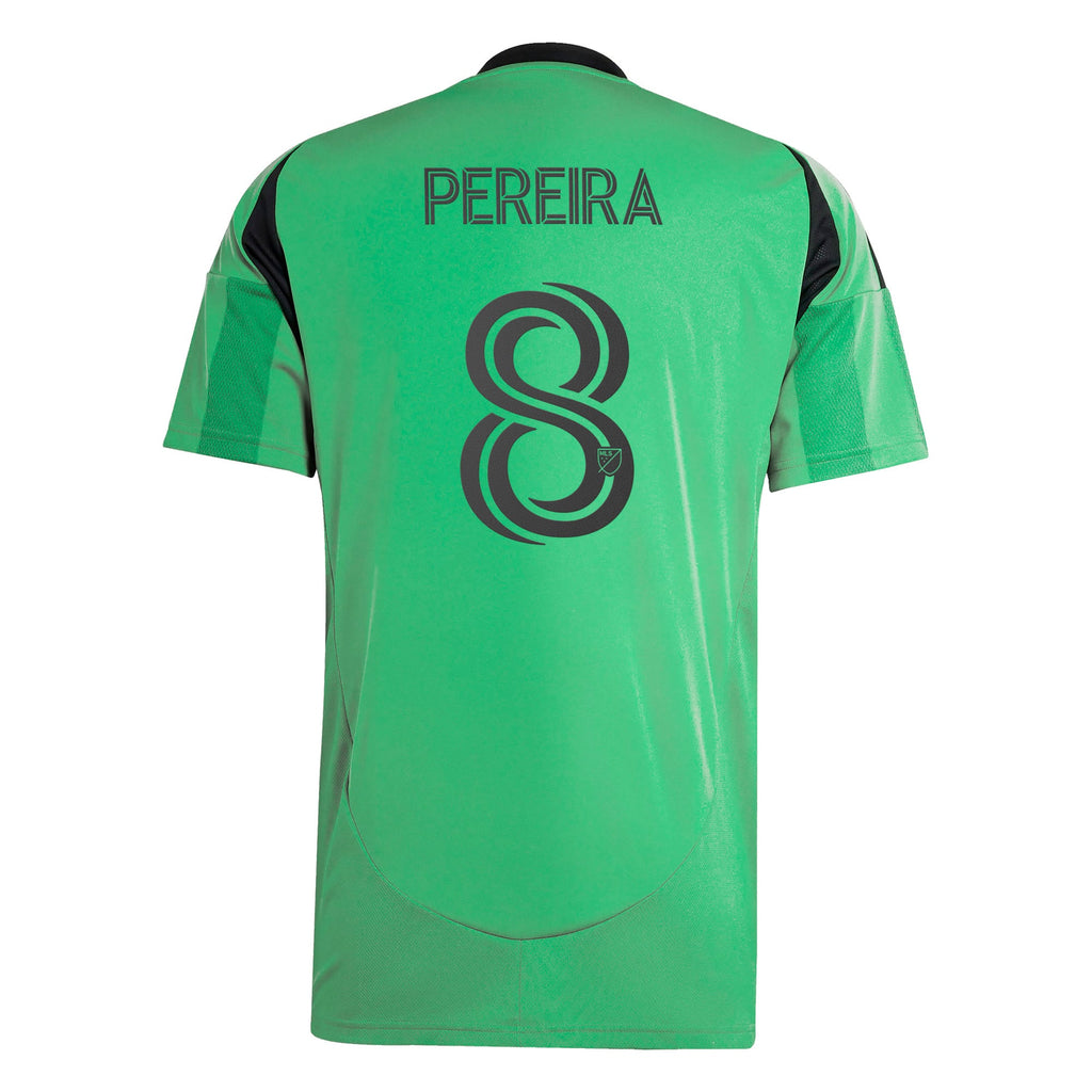 Men's Austin FC Daniel Pereira Green 2025 The Heartbeat Kit Replica Player Jersey