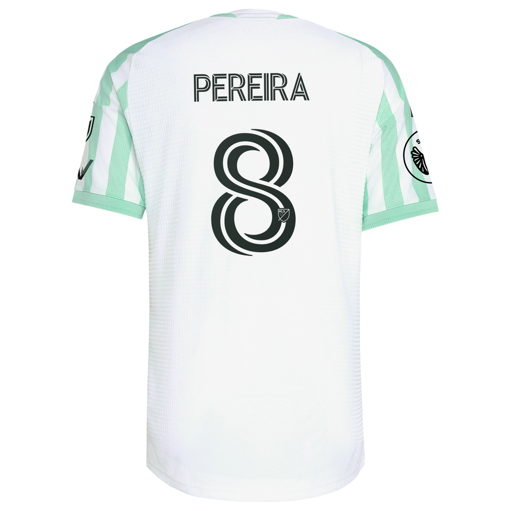 Men's Austin FC Daniel Pereira White 2026 The Rooted Kit On-Field Authentic Patch Jersey