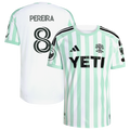 Men's Austin FC Daniel Pereira White 2026 The Rooted Kit On-Field Authentic Patch Jersey
