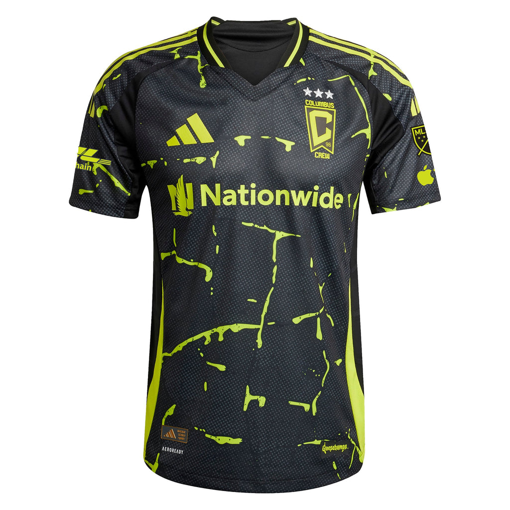 Men's Columbus Crew Darlington Nagbe Black 2025 The Goosebumps Kit Authentic Player Jersey