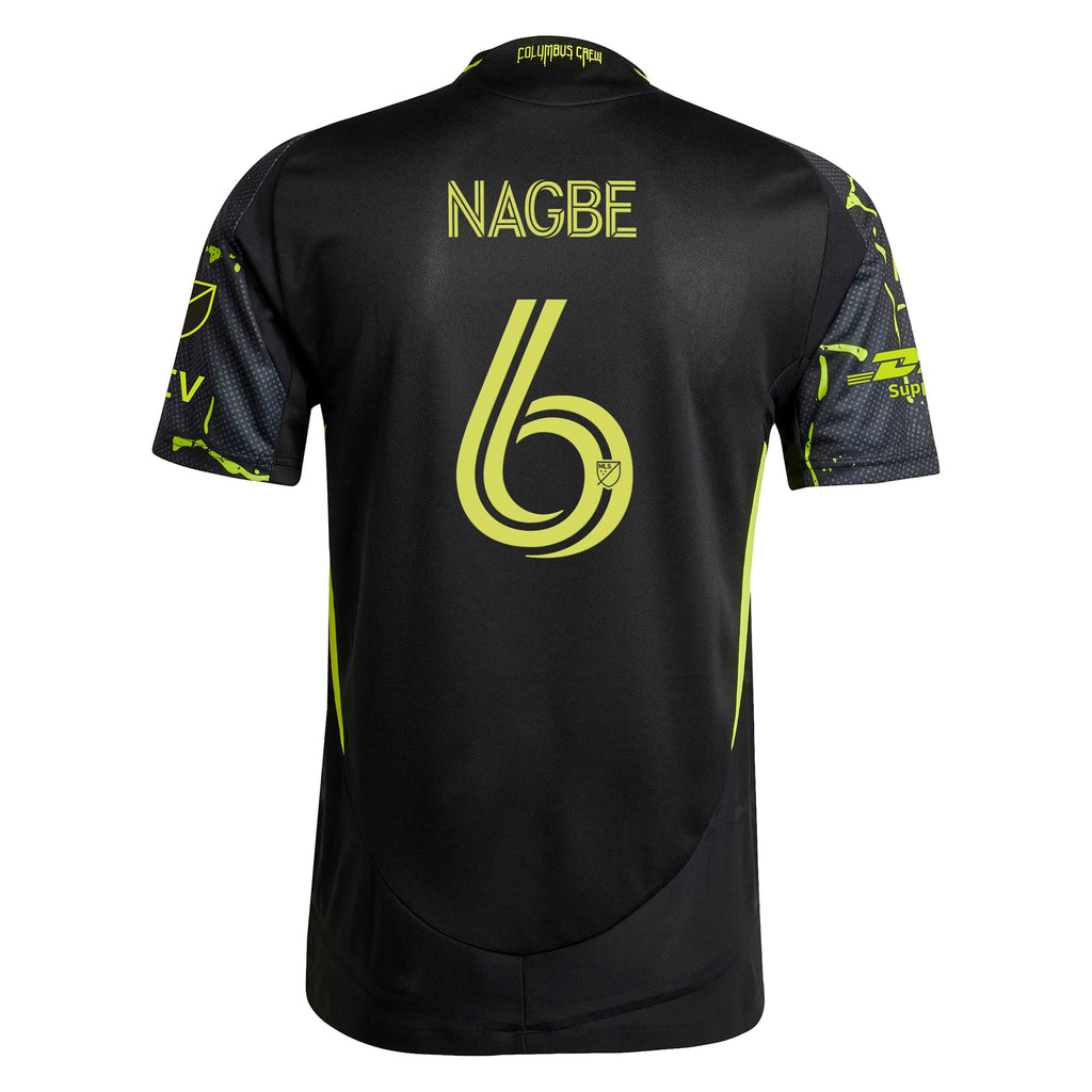 Men's Columbus Crew Darlington Nagbe Black 2025 The Goosebumps Kit Authentic Player Jersey