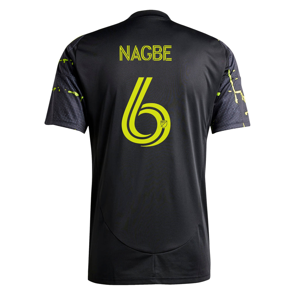 Men's Columbus Crew Darlington Nagbe Black 2025 The Goosebumps Kit Replica Player Jersey
