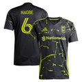 Men's Columbus Crew Darlington Nagbe Black 2025 The Goosebumps Kit Replica Player Jersey