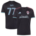 Men's Colorado Rapids Darren Yapi Black 2026 Colorful Colorado Replica Jersey