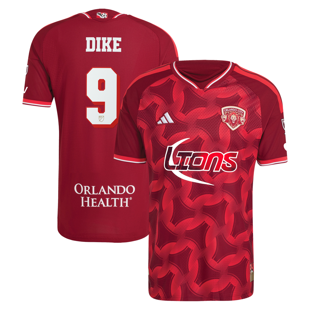Men's Orlando City SC Daryl Dike Red 2026 Archive On-Field Authentic Jersey